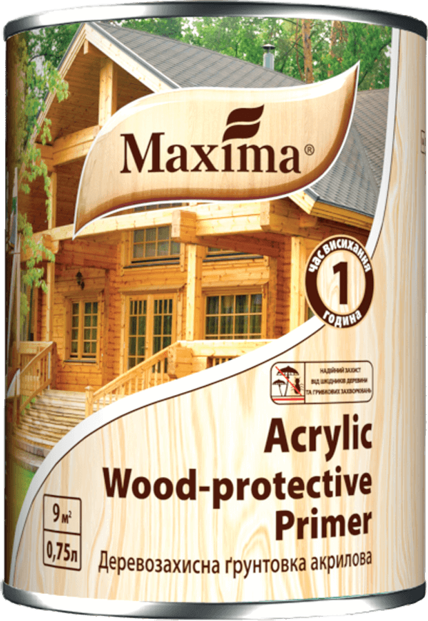 Maxima „ACRYLIC WOOD PRIMER” Vizes bázisú fa alapozó
