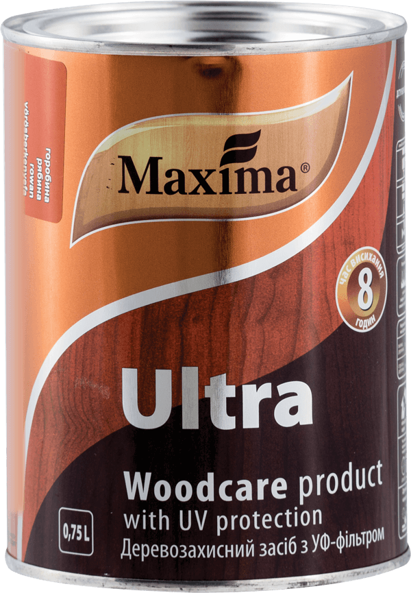 Maxima ”ULTRA” WOODCARE PRODUCT Oldószeres vastaglazúr UV-szűrővel