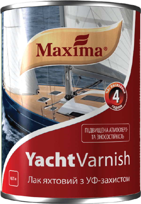 Maxima „YACHT VARNISH” Oldószeres yacht lakk UV szűrővel