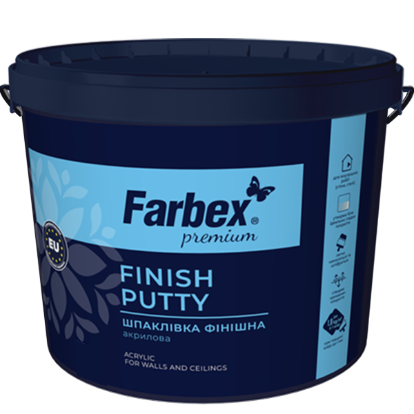 Farbex „ACRYLIC FINISH PUTTY” akril beltéri készre kevert glett