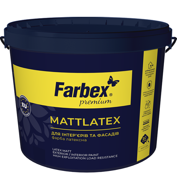 Farbex Mattlatex Prémium mosható festék