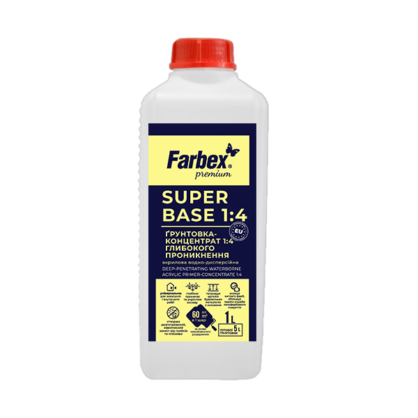 Farbex „SuperBase 1:4” mélyalapozó koncentrátum