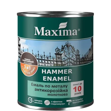Maxima “rust stop Hammer Enamel” 3in1 – rozsda stop, „kalapácslakk hatású” zománc
